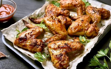 Skrzydełka kurczaka pieczone w majonezie